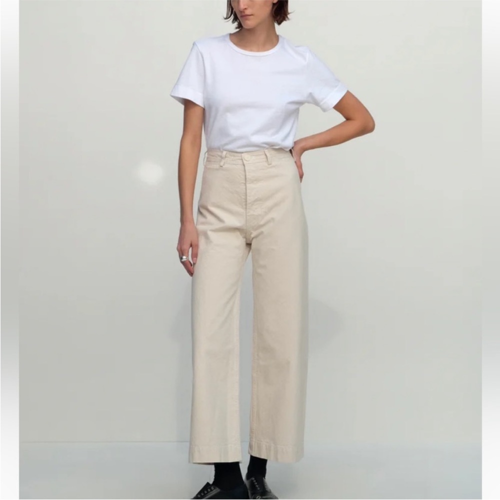 Jesse Kamm Sailor Pants in Salt